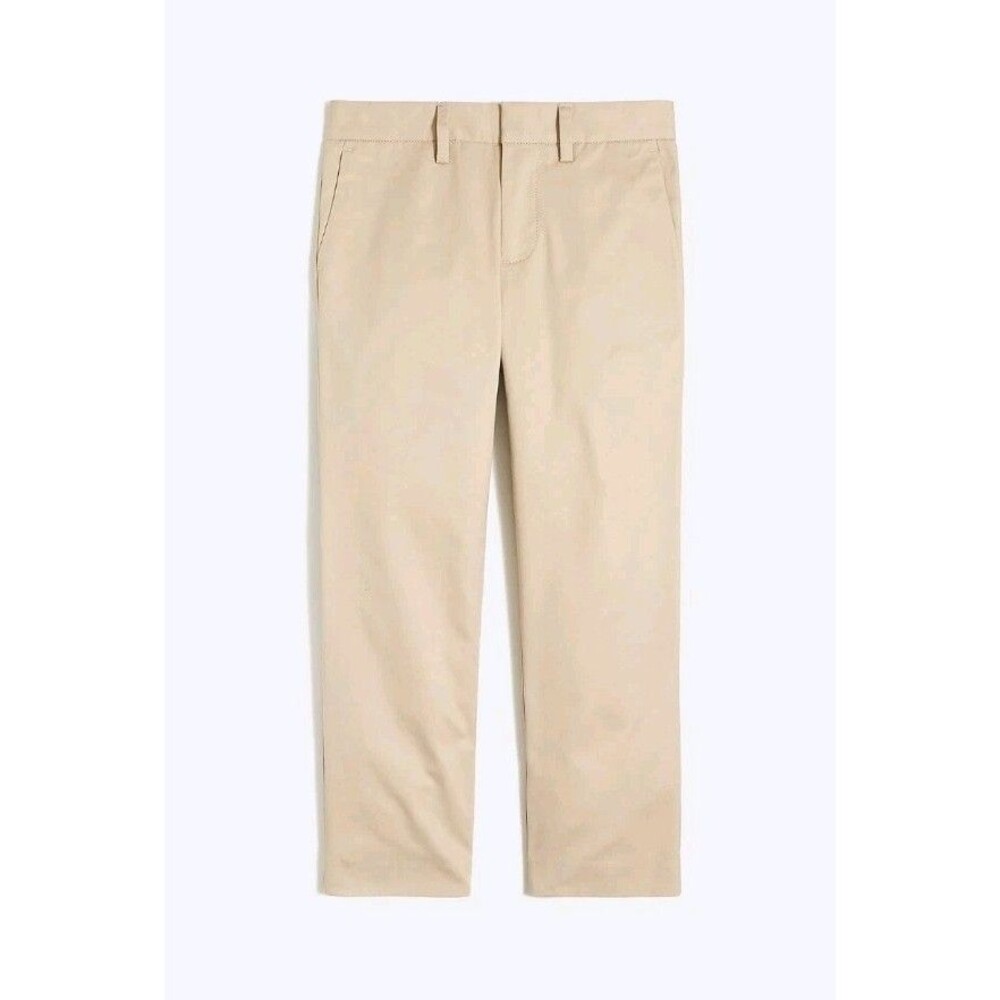 Crewcuts Boys Thompson  Suit Pant In Flex Chino Sandy Dune Beige Size 10 NWT